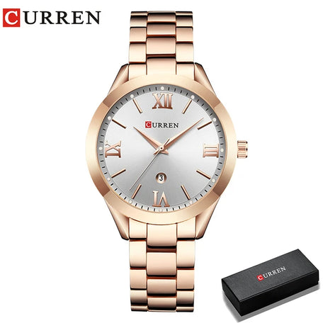 CURREN Retro Ladies Quartz Watch – Elegant and Waterproof